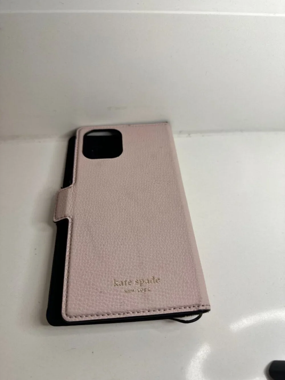 Rare Kate Spade Boston Terrier iPhone 11 Pro Wallet Case AS IS